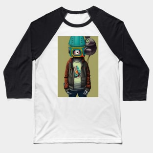 Boy with robot head Baseball T-Shirt